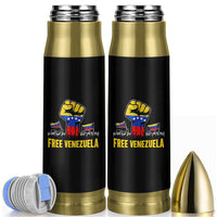 Free Venezuela Flag Bullet Tumbler Raised Fist Resistance for Liberation Supporters - Wonder Print Shop