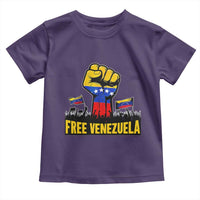 Free Venezuela Flag Toddler T Shirt Raised Fist Resistance for Liberation Supporters - Wonder Print Shop