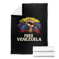 Free Venezuela Flag Chain Breaker Throw Blanket Powerful Liberation for Liberation Supporters - Wonder Print Shop