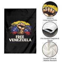 Free Venezuela Flag Chain Breaker Garden Flag Powerful Liberation for Liberation Supporters - Wonder Print Shop