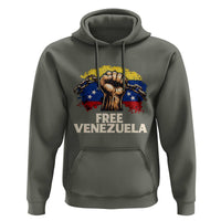 Free Venezuela Flag Chain Breaker Hoodie Powerful Liberation for Liberation Supporters - Wonder Print Shop