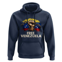 Free Venezuela Flag Chain Breaker Hoodie Powerful Liberation for Liberation Supporters - Wonder Print Shop