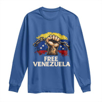 Free Venezuela Flag Chain Breaker Long Sleeve Shirt Powerful Liberation for Liberation Supporters - Wonder Print Shop