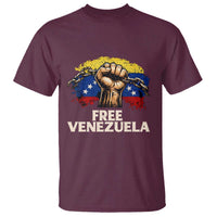 Free Venezuela Flag Chain Breaker T Shirt Powerful Liberation for Liberation Supporters - Wonder Print Shop