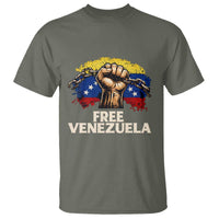 Free Venezuela Flag Chain Breaker T Shirt Powerful Liberation for Liberation Supporters - Wonder Print Shop