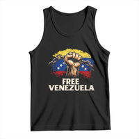 Free Venezuela Flag Chain Breaker Tank Top Powerful Liberation for Liberation Supporters - Wonder Print Shop