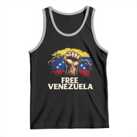 Free Venezuela Flag Chain Breaker Tank Top Powerful Liberation for Liberation Supporters - Wonder Print Shop