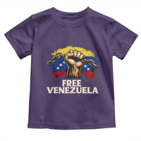 Free Venezuela Flag Chain Breaker Toddler T Shirt Powerful Liberation for Liberation Supporters - Wonder Print Shop
