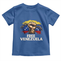 Free Venezuela Flag Chain Breaker Toddler T Shirt Powerful Liberation for Liberation Supporters - Wonder Print Shop