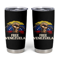 Free Venezuela Flag Chain Breaker Tumbler Cup Powerful Liberation for Liberation Supporters - Wonder Print Shop