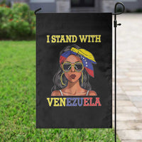 Stand With Venezuela Patriotic Garden Flag Venezuelan Flag Empowering Afro Latina Messy Bun Bandana - Wonder Print Shop