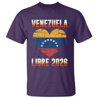 Venezuela Libre 2026 T Shirt Venezuelan Flag Heart Freedom and National Pride - Wonder Print Shop