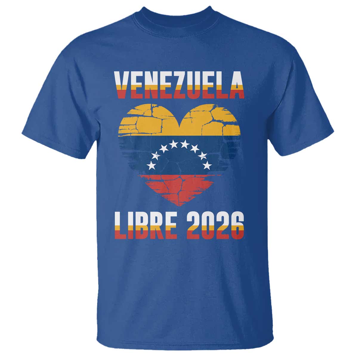Venezuela Libre 2026 T Shirt Venezuelan Flag Heart Freedom and National Pride - Wonder Print Shop