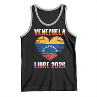 Venezuela Libre 2026 Tank Top Venezuelan Flag Heart Freedom and National Pride - Wonder Print Shop