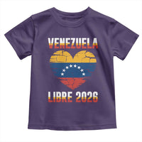 Venezuela Libre 2026 Toddler T Shirt Venezuelan Flag Heart Freedom and National Pride - Wonder Print Shop
