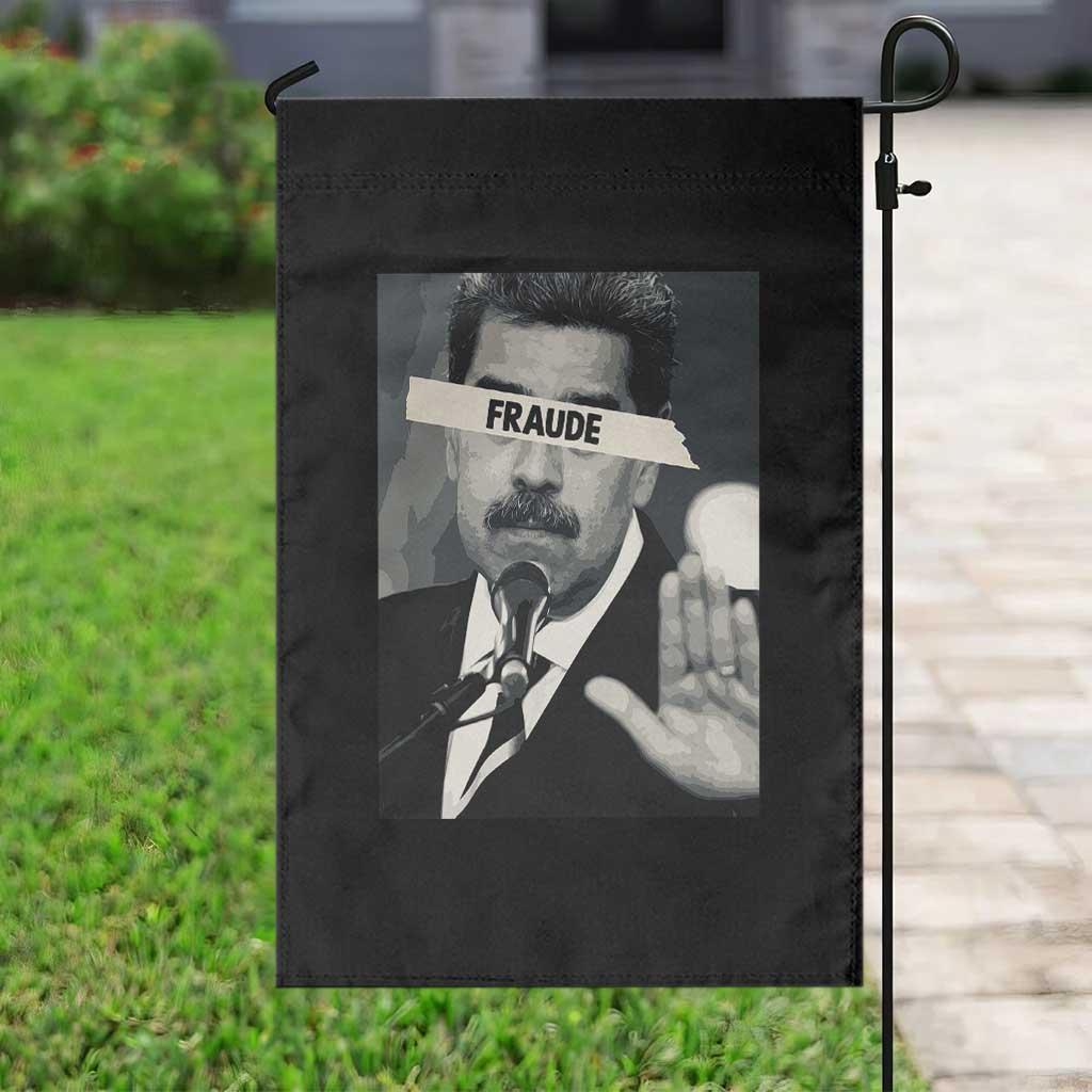 Sarcastic Maduro Fraude Garden Flag Corruption Venezuela Political Satire - Wonder Print Shop