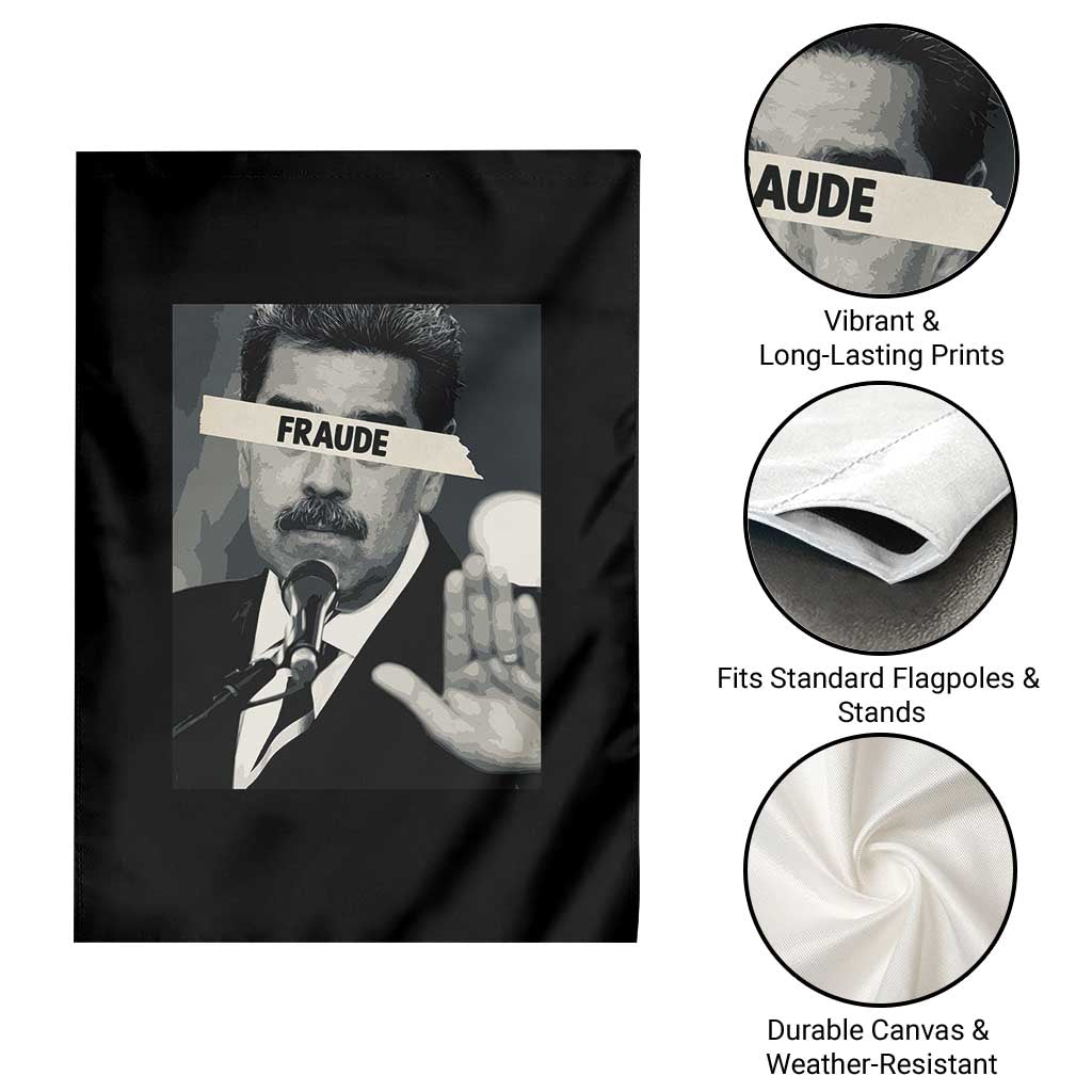 Sarcastic Maduro Fraude Garden Flag Corruption Venezuela Political Satire - Wonder Print Shop