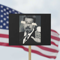 Sarcastic Maduro Fraude Protest Sign Corruption Venezuela Political Satire