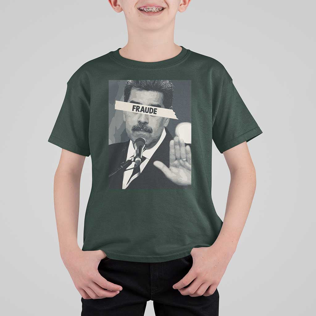Sarcastic Maduro Fraude T Shirt For Kid Corruption Venezuela Political Satire - Wonder Print Shop