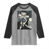 Sarcastic Maduro Fraude Raglan Shirt Corruption Venezuela Political Satire - Wonder Print Shop