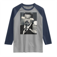 Sarcastic Maduro Fraude Raglan Shirt Corruption Venezuela Political Satire - Wonder Print Shop