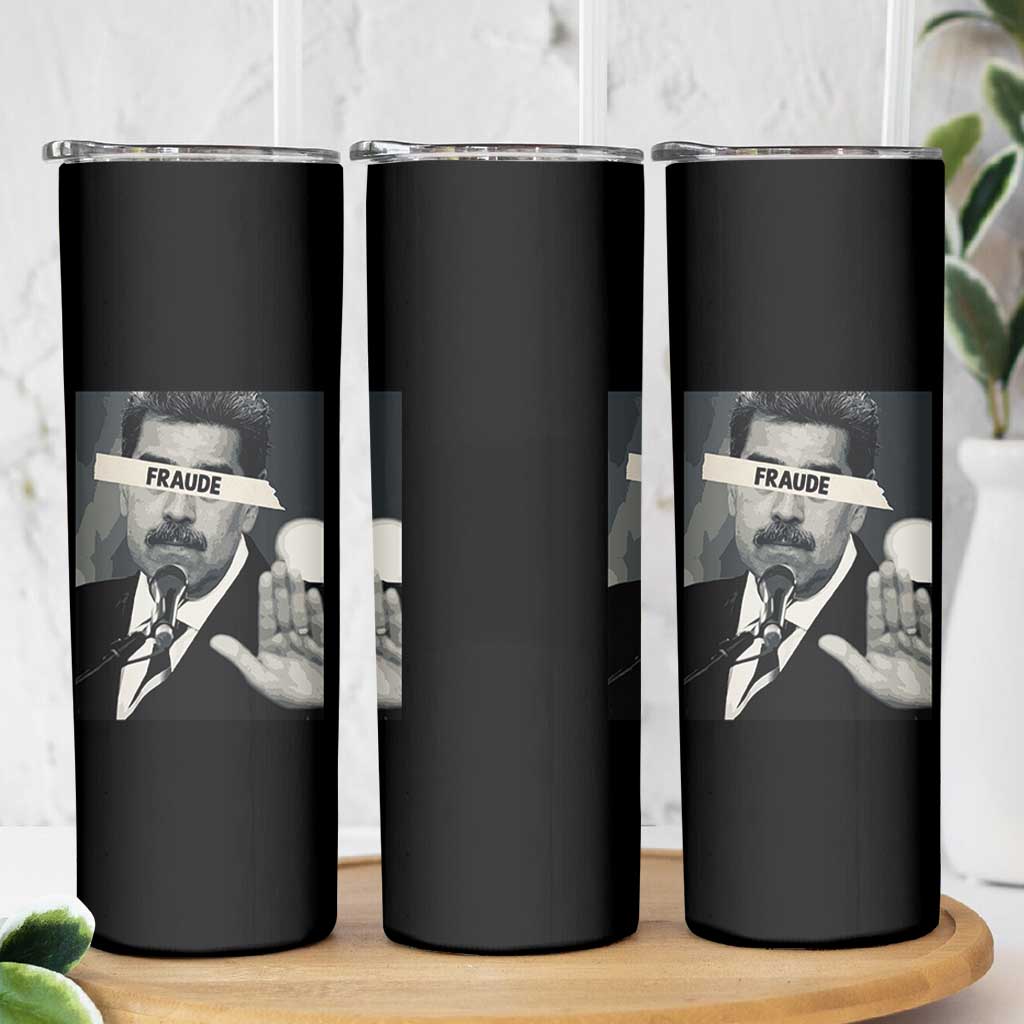 Sarcastic Maduro Fraude Skinny Tumbler Corruption Venezuela Political Satire - Wonder Print Shop