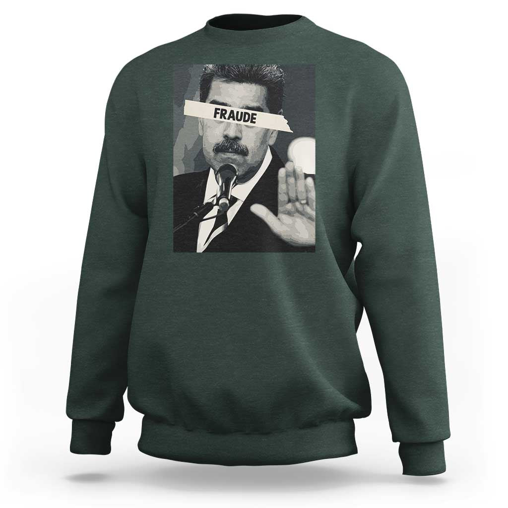 Sarcastic Maduro Fraude Sweatshirt Corruption Venezuela Political Satire - Wonder Print Shop