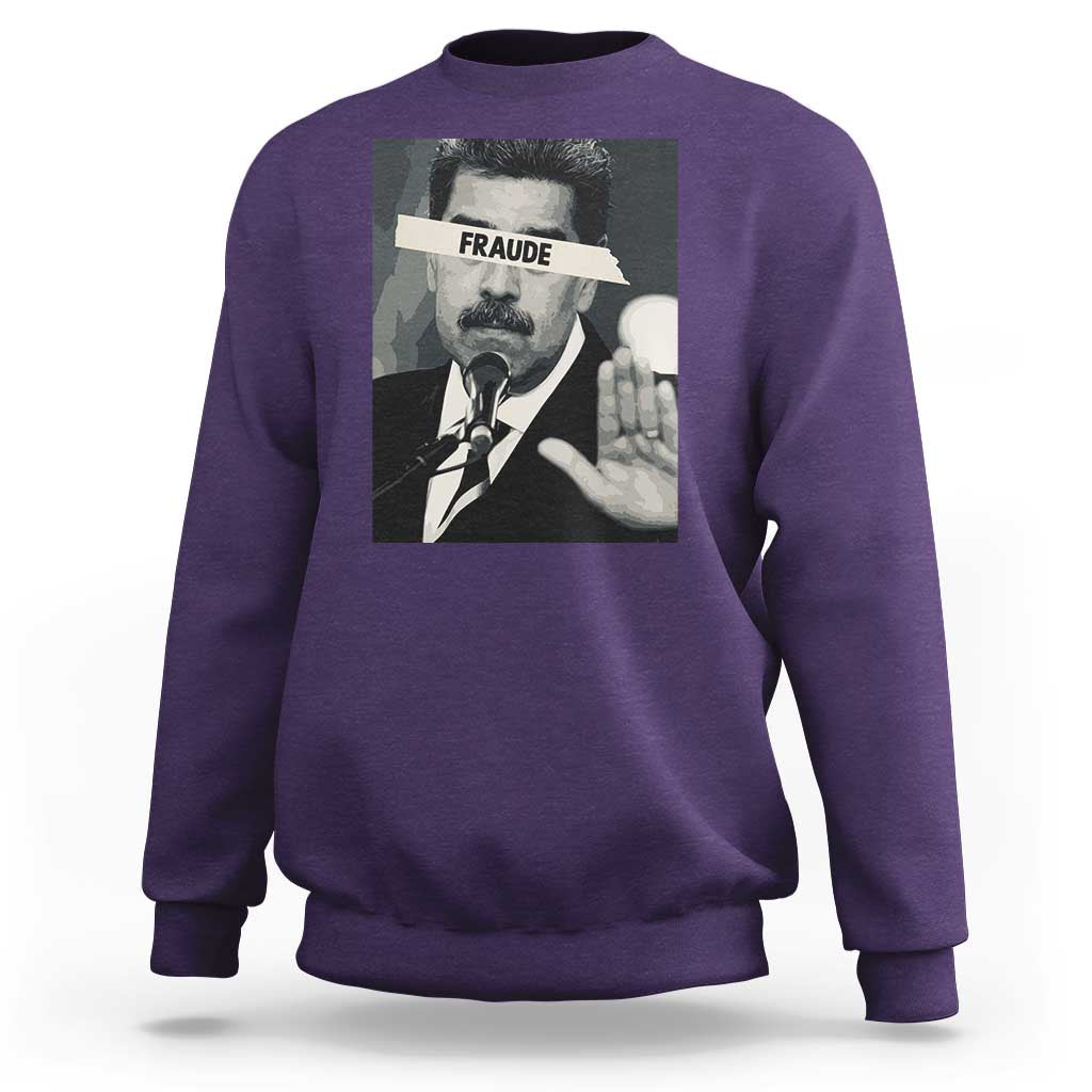 Sarcastic Maduro Fraude Sweatshirt Corruption Venezuela Political Satire - Wonder Print Shop