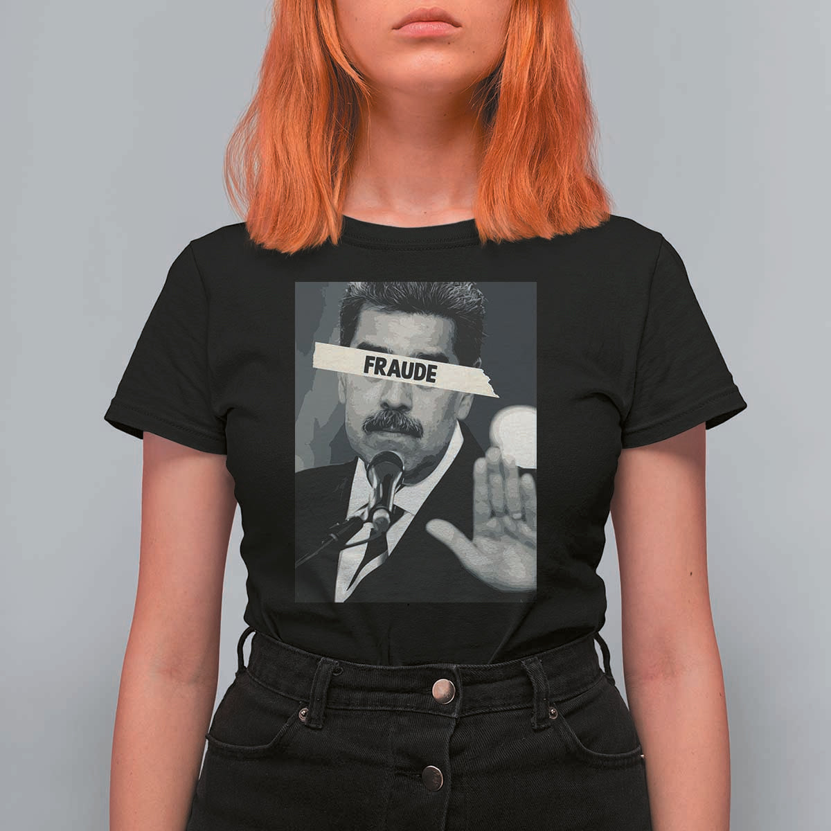 Sarcastic Maduro Fraude T Shirt For Women Corruption Venezuela Political Satire - Wonder Print Shop