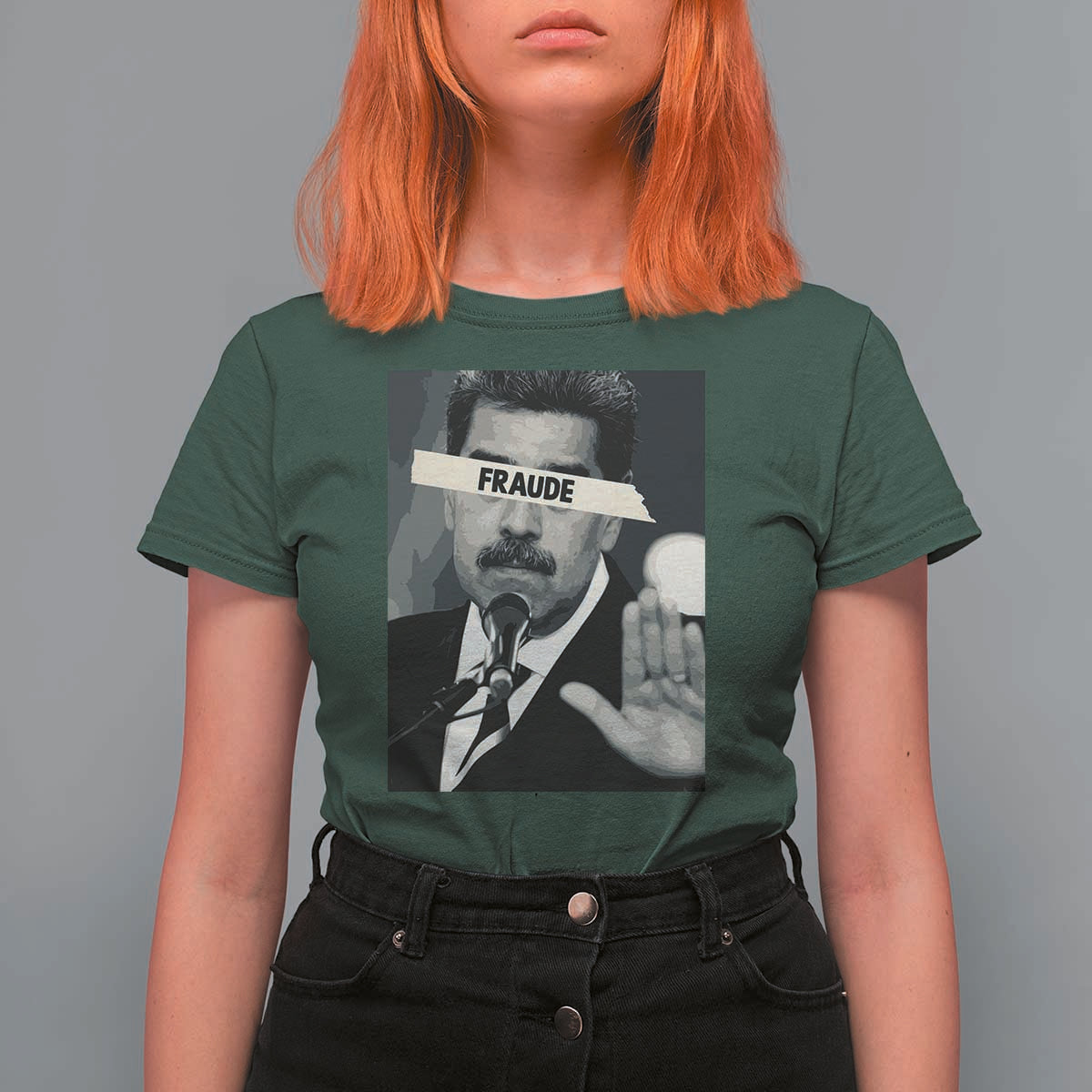 Sarcastic Maduro Fraude T Shirt For Women Corruption Venezuela Political Satire - Wonder Print Shop
