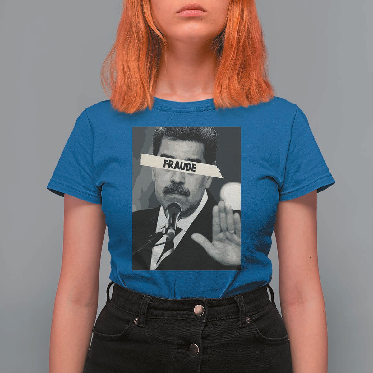 Sarcastic Maduro Fraude T Shirt For Women Corruption Venezuela Political Satire - Wonder Print Shop
