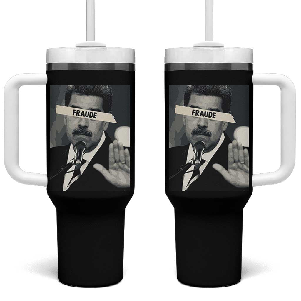 Sarcastic Maduro Fraude Tumbler With Handle Corruption Venezuela Political Satire - Wonder Print Shop