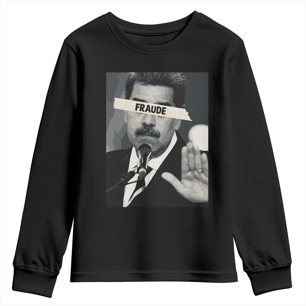 Sarcastic Maduro Fraude Youth Sweatshirt Corruption Venezuela Political Satire - Wonder Print Shop