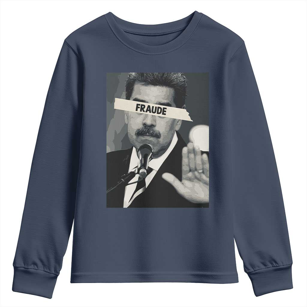Sarcastic Maduro Fraude Youth Sweatshirt Corruption Venezuela Political Satire - Wonder Print Shop