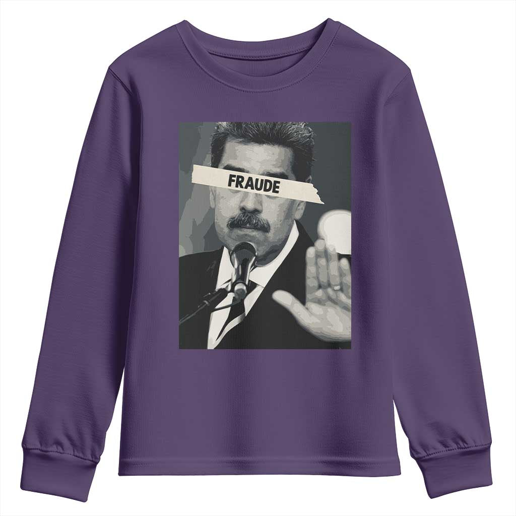 Sarcastic Maduro Fraude Youth Sweatshirt Corruption Venezuela Political Satire - Wonder Print Shop