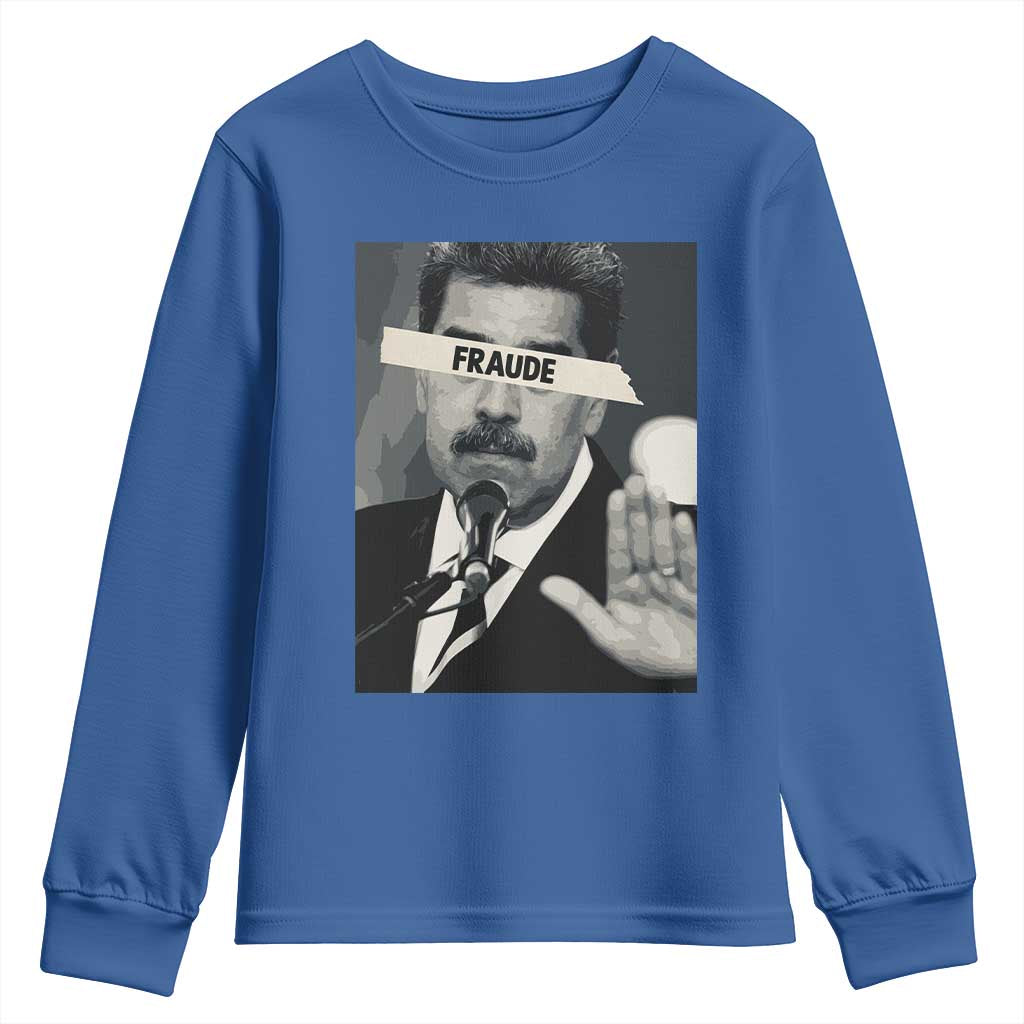 Sarcastic Maduro Fraude Youth Sweatshirt Corruption Venezuela Political Satire - Wonder Print Shop