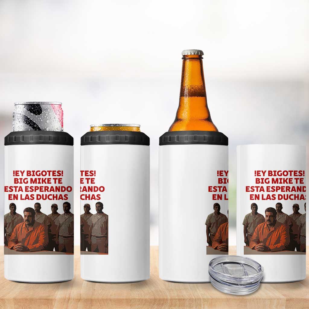 Maduro in Prison Meme Satire 4 in 1 Can Cooler Tumbler Spanish Political Politcal Sarcasm - Wonder Print Shop