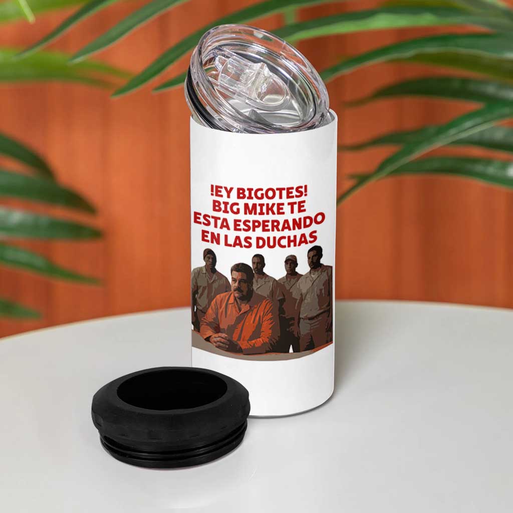 Maduro in Prison Meme Satire 4 in 1 Can Cooler Tumbler Spanish Political Politcal Sarcasm - Wonder Print Shop