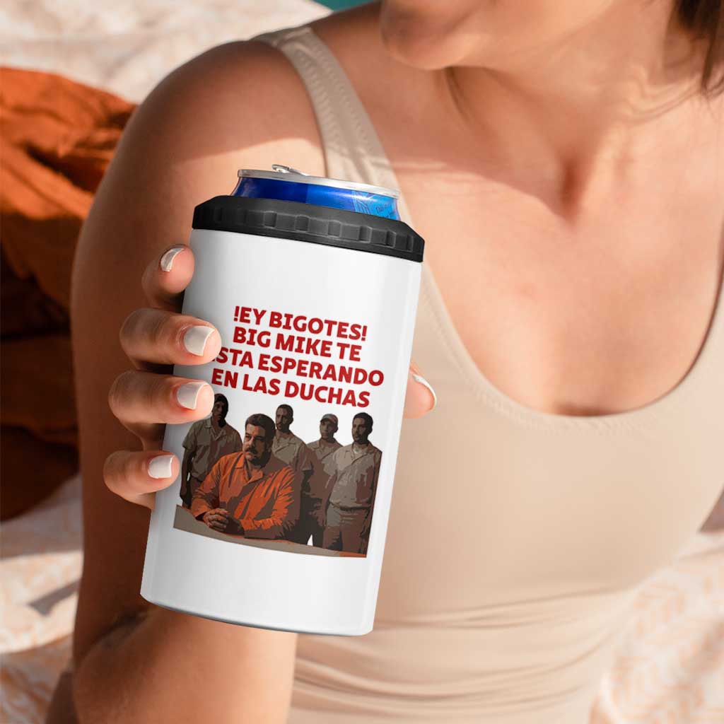 Maduro in Prison Meme Satire 4 in 1 Can Cooler Tumbler Spanish Political Politcal Sarcasm - Wonder Print Shop