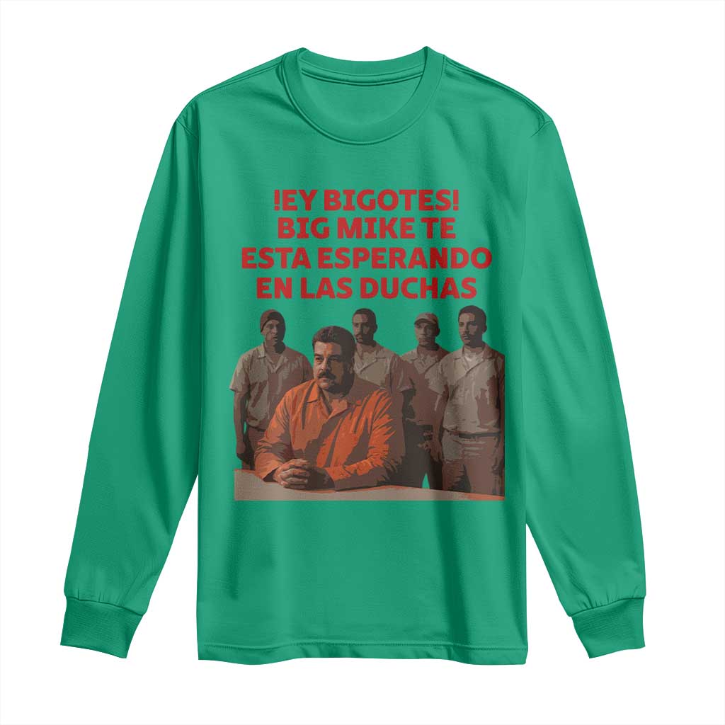 Maduro in Prison Meme Satire Long Sleeve Shirt Spanish Political Politcal Sarcasm - Wonder Print Shop