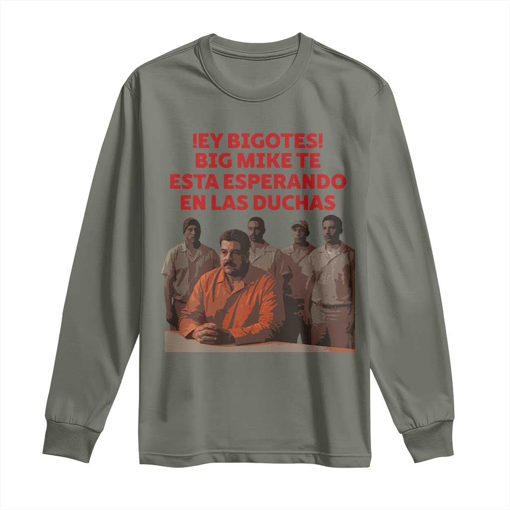 Maduro in Prison Meme Satire Long Sleeve Shirt Spanish Political Politcal Sarcasm - Wonder Print Shop