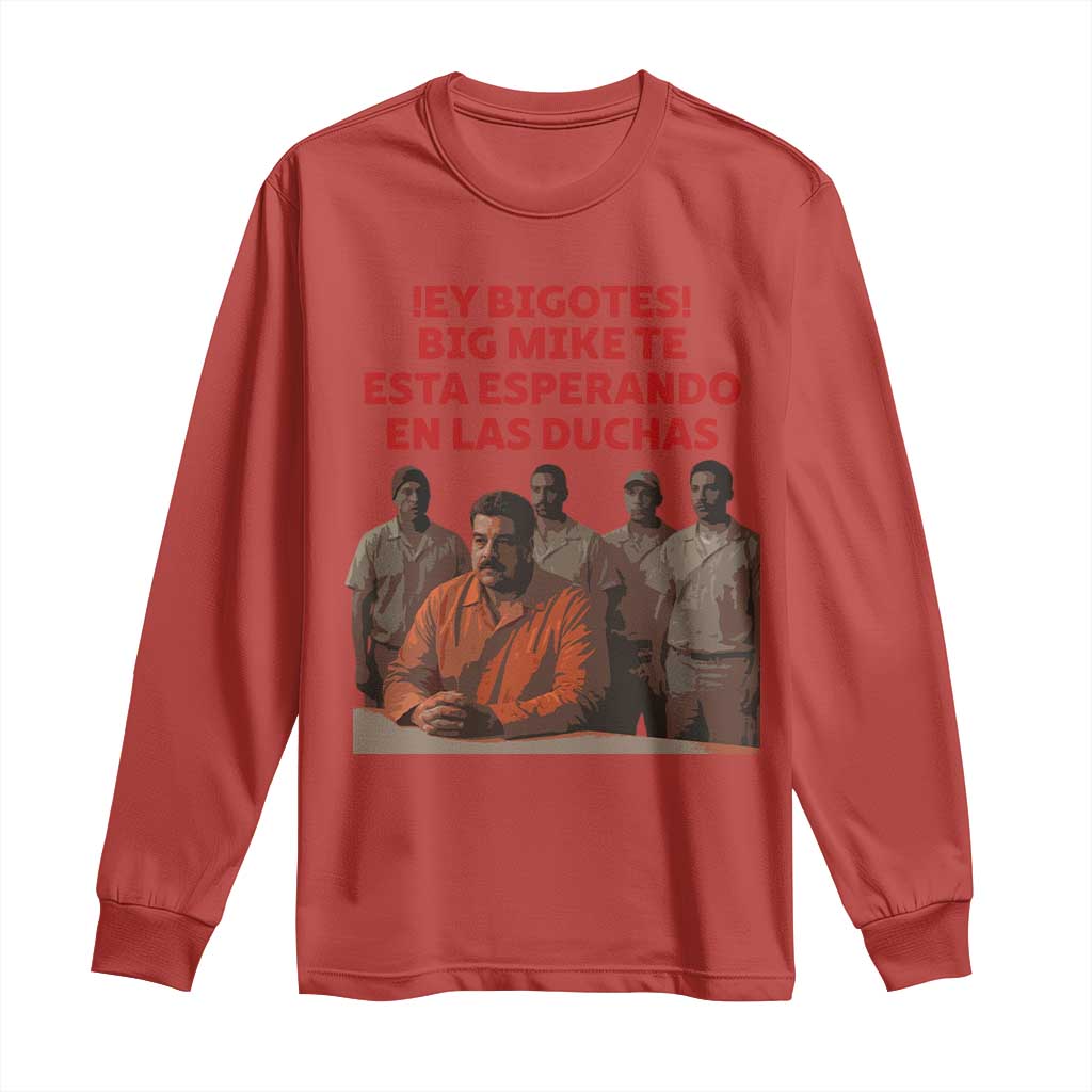Maduro in Prison Meme Satire Long Sleeve Shirt Spanish Political Politcal Sarcasm - Wonder Print Shop