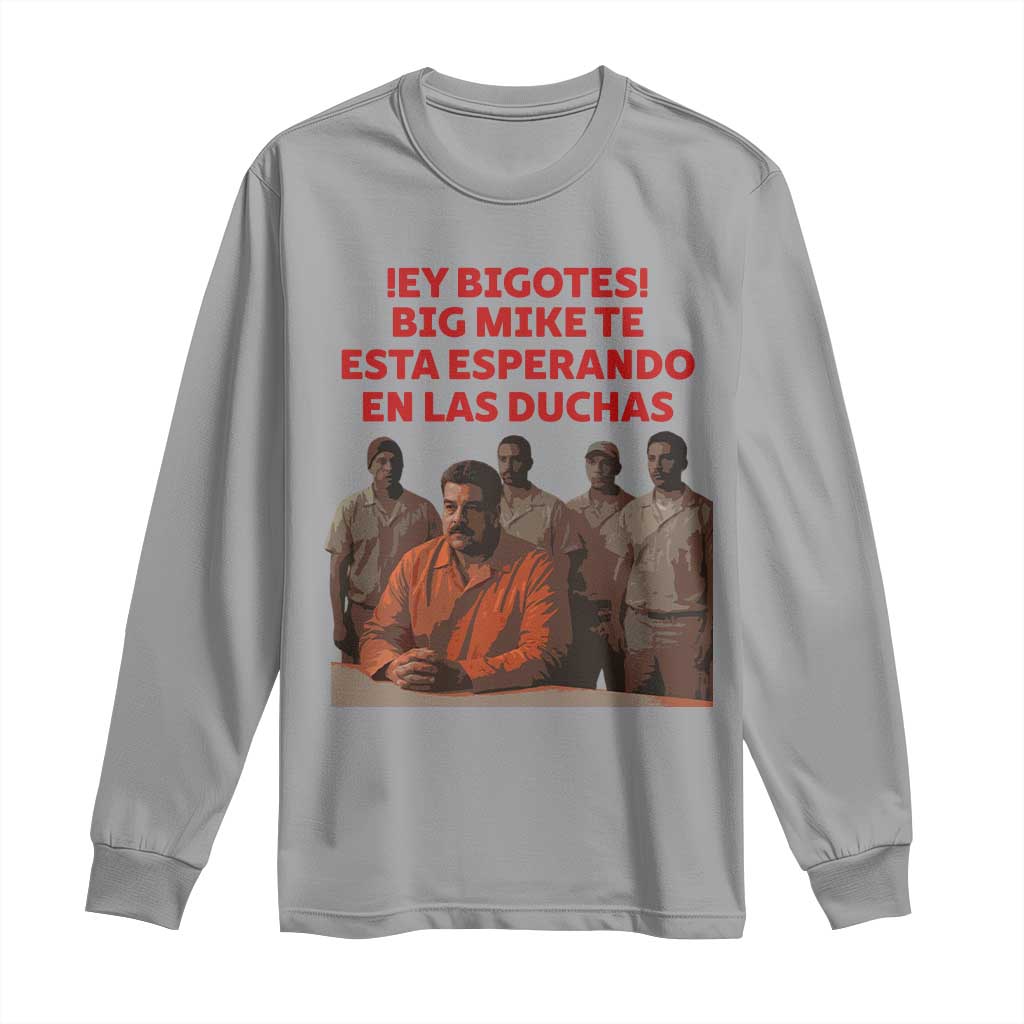 Maduro in Prison Meme Satire Long Sleeve Shirt Spanish Political Politcal Sarcasm - Wonder Print Shop