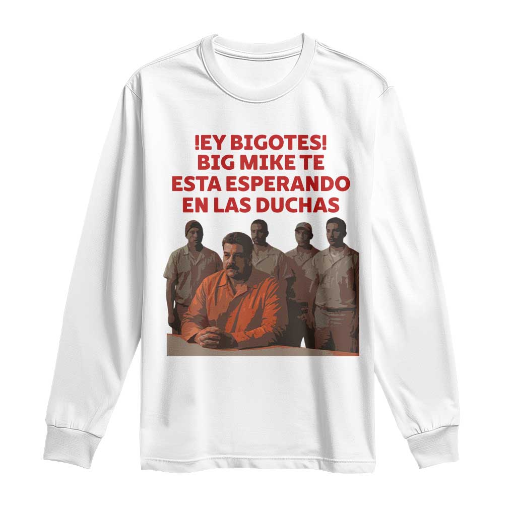 Maduro in Prison Meme Satire Long Sleeve Shirt Spanish Political Politcal Sarcasm - Wonder Print Shop