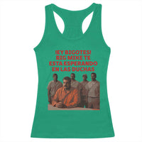 Maduro in Prison Meme Satire Racerback Tank Top Spanish Political Politcal Sarcasm - Wonder Print Shop