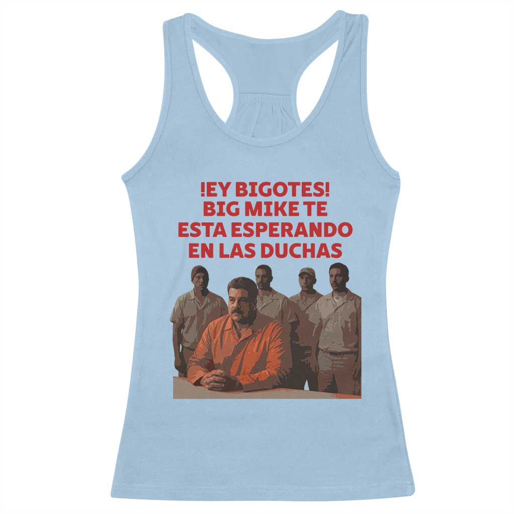 Maduro in Prison Meme Satire Racerback Tank Top Spanish Political Politcal Sarcasm - Wonder Print Shop