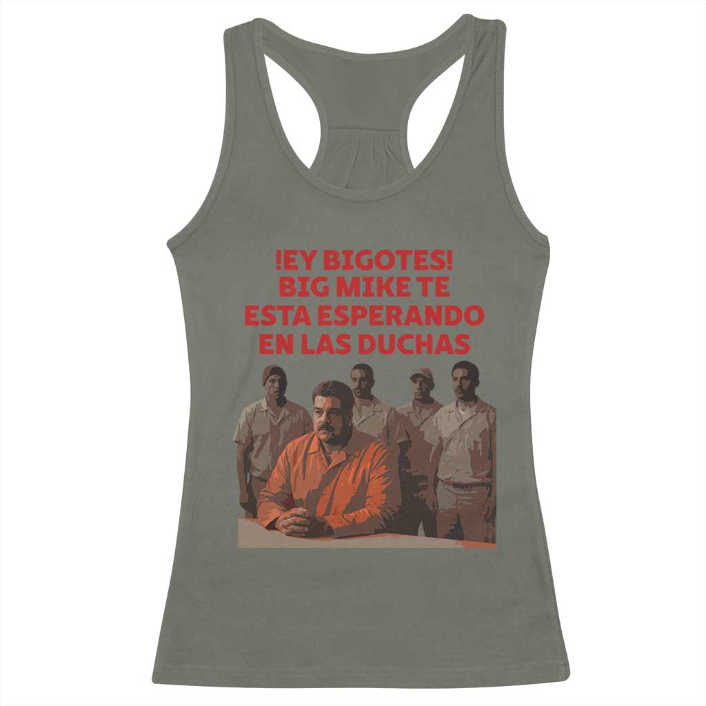 Maduro in Prison Meme Satire Racerback Tank Top Spanish Political Politcal Sarcasm - Wonder Print Shop