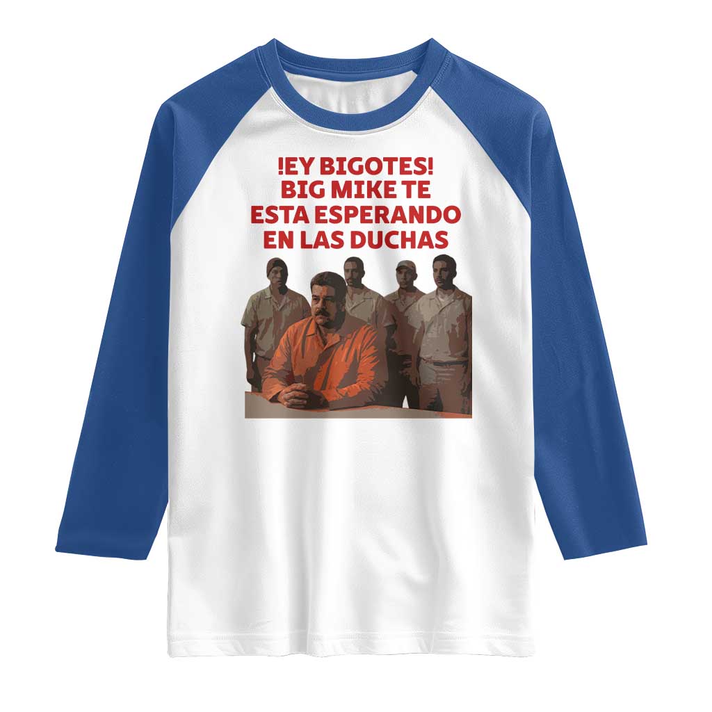 Maduro in Prison Meme Satire Raglan Shirt Spanish Political Politcal Sarcasm - Wonder Print Shop