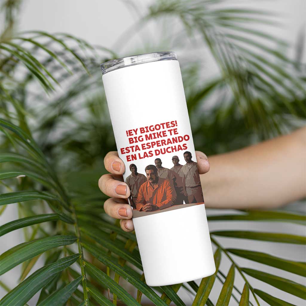 Maduro in Prison Meme Satire Skinny Tumbler Spanish Political Politcal Sarcasm - Wonder Print Shop