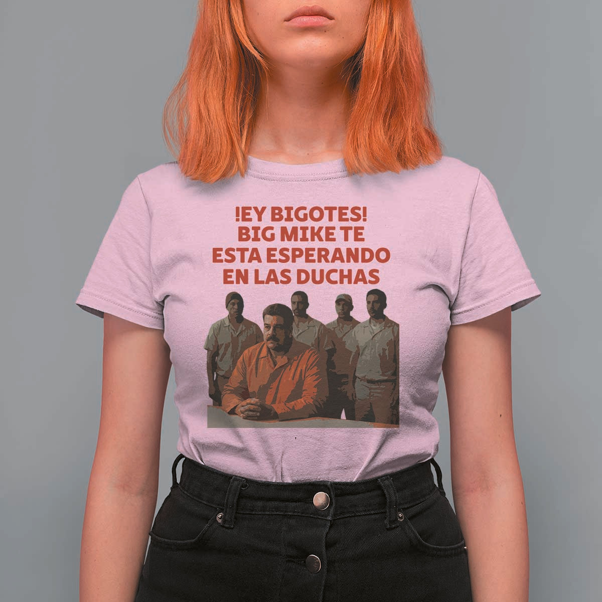Maduro in Prison Meme Satire T Shirt For Women Spanish Political Politcal Sarcasm - Wonder Print Shop